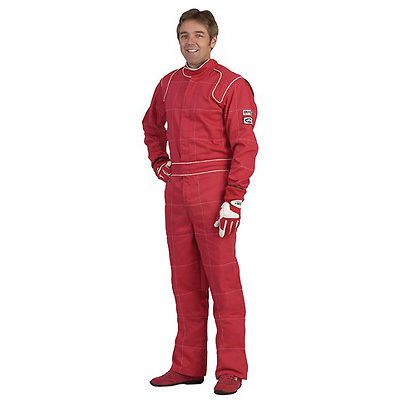 Crow quilted 2-layer proban 1-piece sfi 5 22tpp, red, x-large (27032)