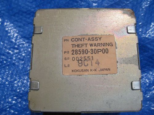 1990-1996 nissan 300zx cont-assembly theft warning module computer 28590 30p01