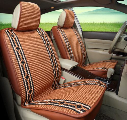 High grade 5 seat car seat cushion summer seat cover 6pcs/set for all car orange