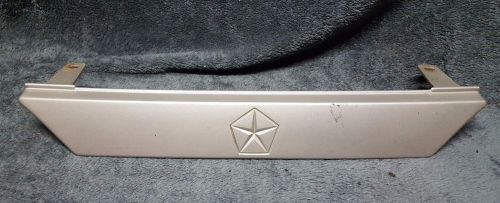 90 91 chrysler laser front grill trim exterior trim piece middle front symbol