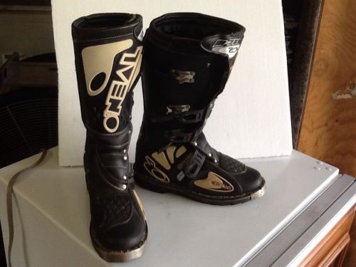 O&#039;neal m720 motorcycle boots, pre-owned, size 7, black, good condition