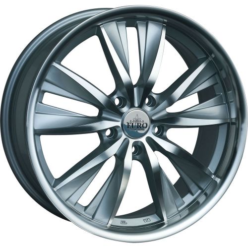 Euromax 528 18x7.5 5x100 +42mm silver wheels rims 52887803