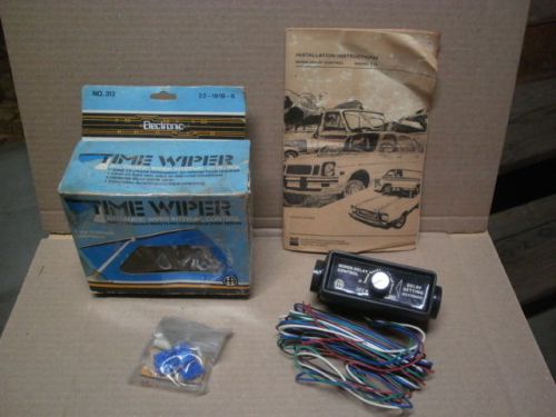 Time wiper automatic wiper interval control -- fits most vehicles