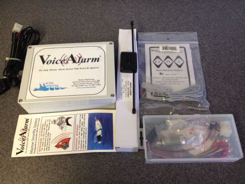 Boating alarm system - voice alarm