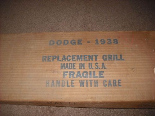 1938 dodge grill new old stock