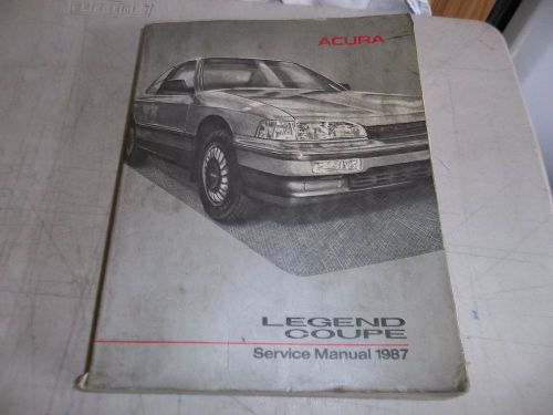 Acura legend coupe 1987 service manual