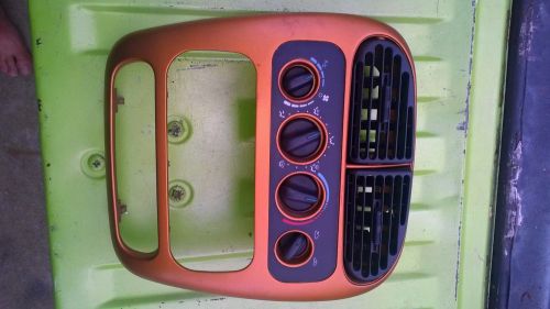 Dodge neon srt-4, dash bezel, a/c-heater-radio cover, bronze, fits 2000-05.