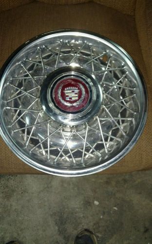 Cadillac 15&#034; wire wheel cover
