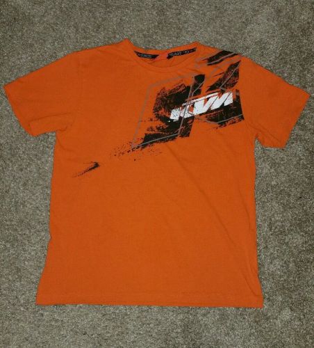 Ktm powerwear ready to race orange tshirt size small