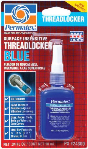 Permatex medium strength surface blue thread locker 10 ml bottle p/n 24300