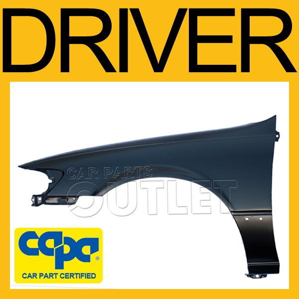97 98 99 00 01 toyota camry front fender primered black steel capa ce/le/xle lh