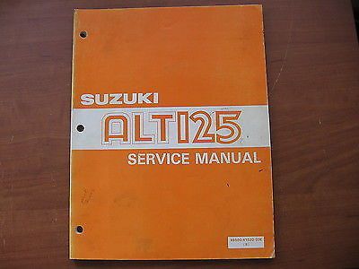 1983 suzuki alt 125 factory service repair manual 3 wheel atv