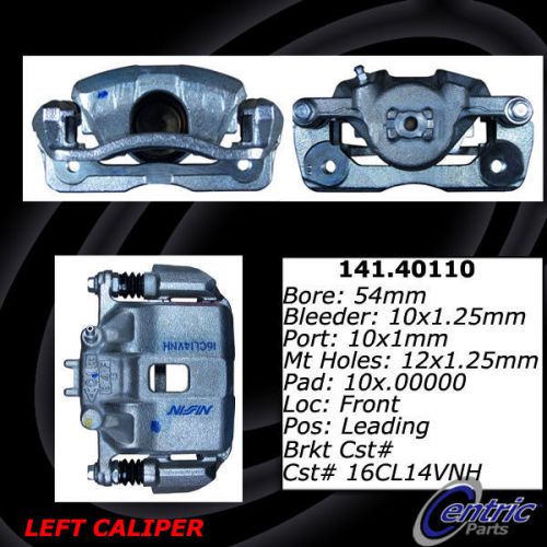 Centric parts 141.40110 front left rebuilt brake caliper with hardware