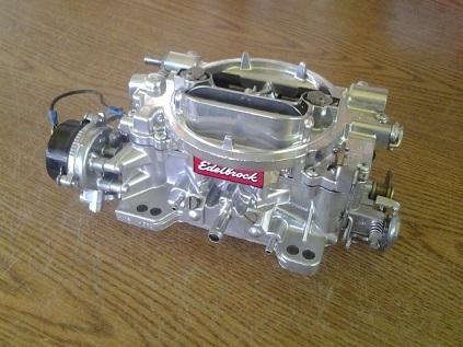Edelbrock rebuilt carburetor 600 cfm with e choke #1406