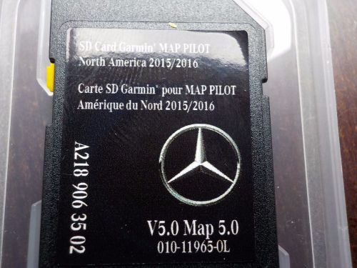 Mercedes garmin map pilot sd-card north america version:5.0 usa a2189063502