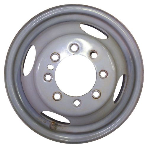 Oem remanufactured 16x6 steel wheel, rim flat gray full face painted - 3037