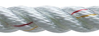 New england ropes 60501600015 dockline 1/2 x 15 nylon white