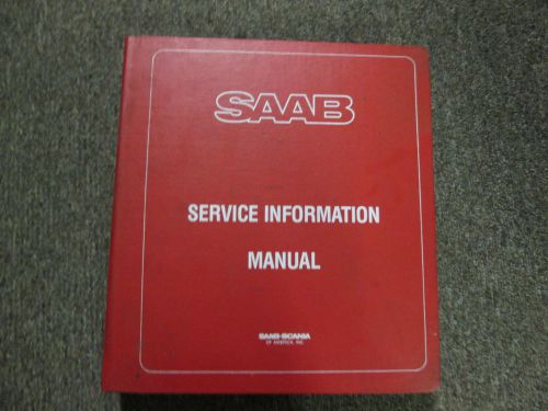 1983 84 1985 saab m84 900 99  service information supplement manual set factory