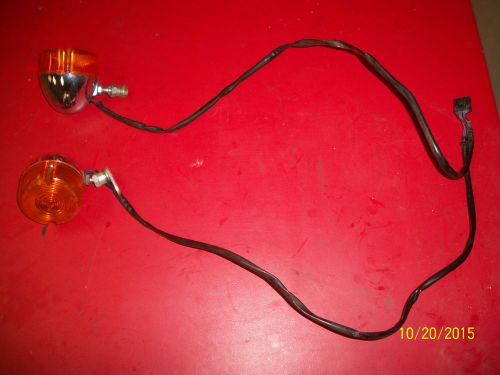 Harley davidson front turn signals wiring connector sportster dyna plug &amp; play