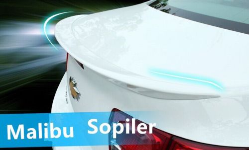 Paint sport style spoiler wing colour deflector for chevrolet malibu 2013 2014+