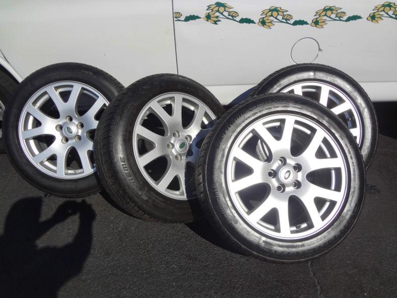  land rover range rover 19" wheels rims and tires oem rover hse- original