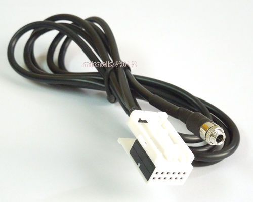 Female aux audio input cable 3.5mm mp3 for 2008-2014 audi a3 tt a4 s4 a6 a8 a8l