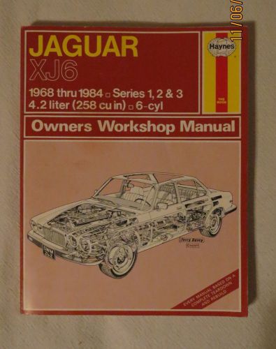 Jaguar xj6 1968-1984 series 1,2 &amp; 3 (4.2 liter 6-cyl)