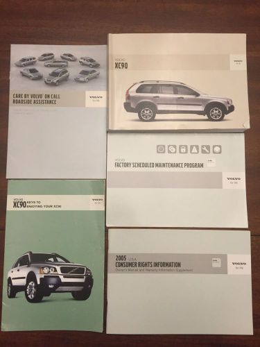 2005 volvo xc90 owners manual set fast free shipping