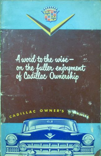 1951 cadillac owners manual original series 61 62 sixty-special fleetwood 75 51