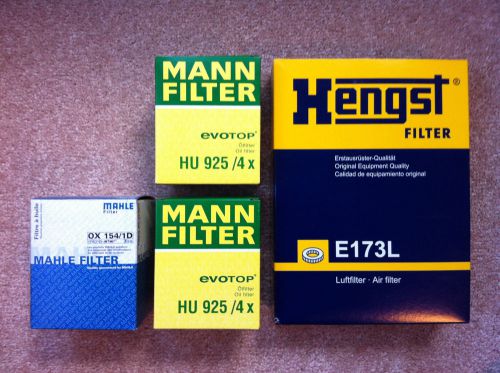Hengst e173l air filter / mahle ox 154/1d oil filter / mann hu 925/4x oil filter