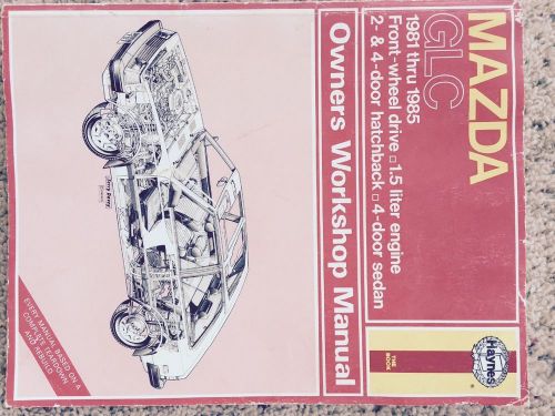 1981-1985 mazda glc service manual
