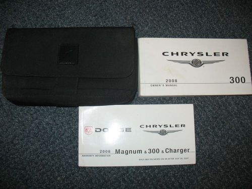 2008 chrysler 300 owners manual