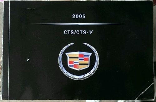 2005 cadillac cts/cts-v owners manual book