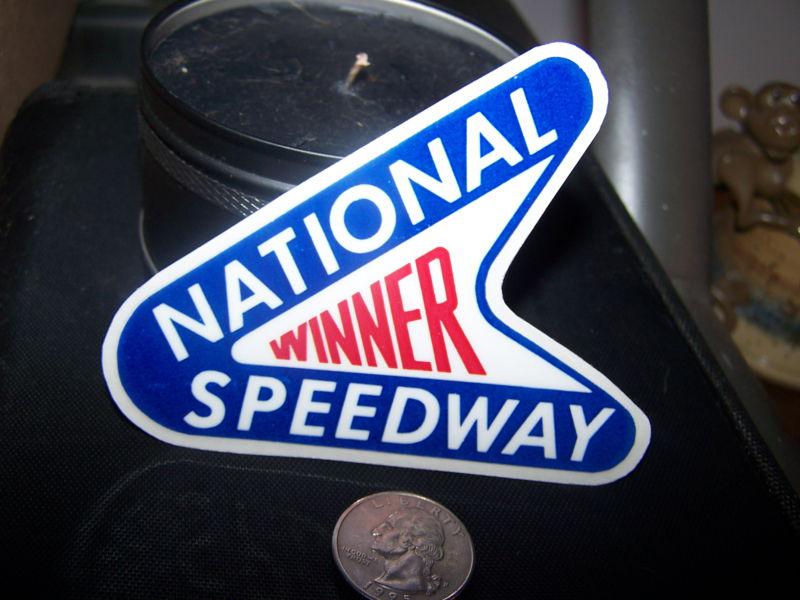 National speedway - winner - sticker 