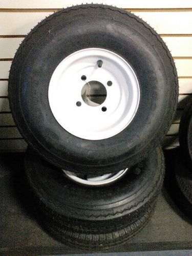 Cushman/e-z-go 5.70x8 lr-b(white 4 lug) tire &amp; wheel assembly
