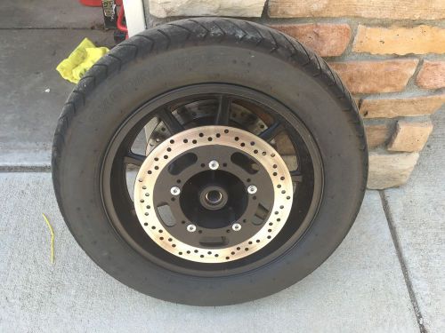 Kawasaki vn1700 front wheel, pads, rotors and tire set