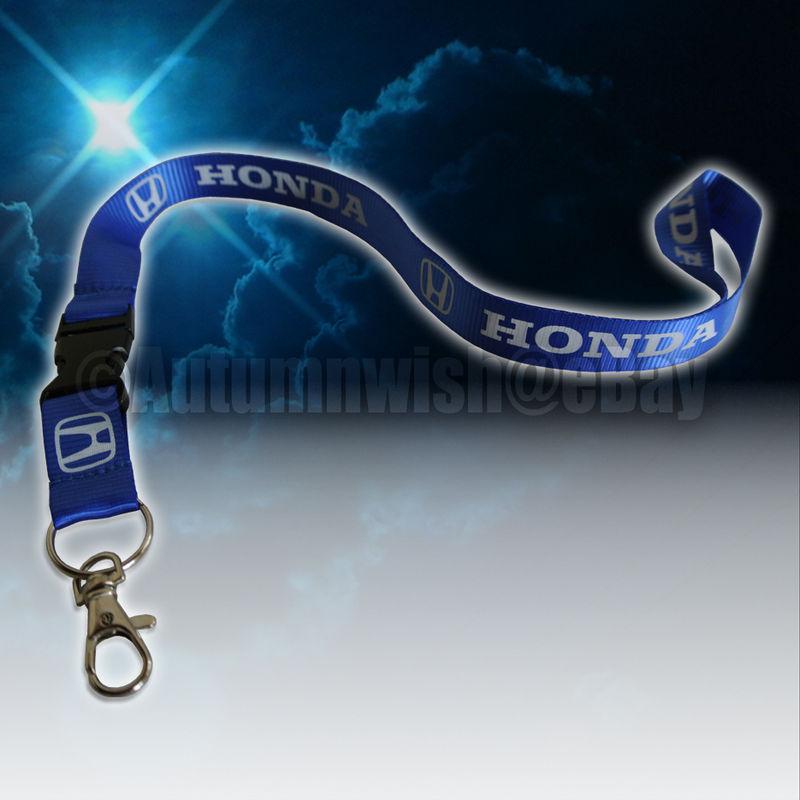 Honda acura lanyard blue strap key chain quick release