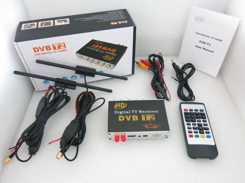 Car tv tuner dvb-t2 mpeg-4 digital tv receiver box for russia israel germany uk