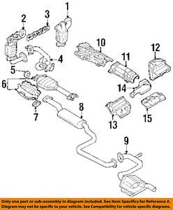 Ford oem exhaust-front pipe gasket f5rz9450b