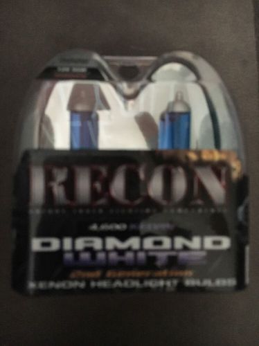 Recon diamond white xenon headlight bulbs 9006