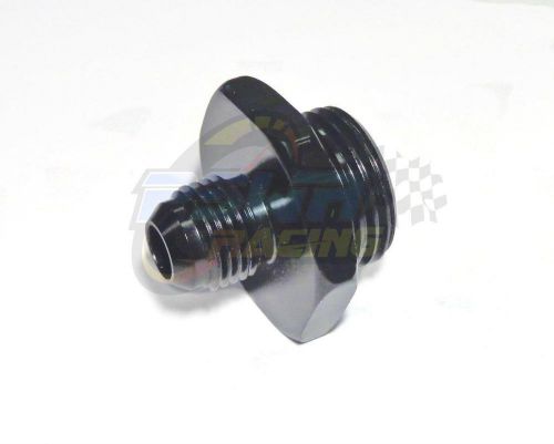 Pswr high full flow o ring fitting flare reducer male 10 an to male 6 an black