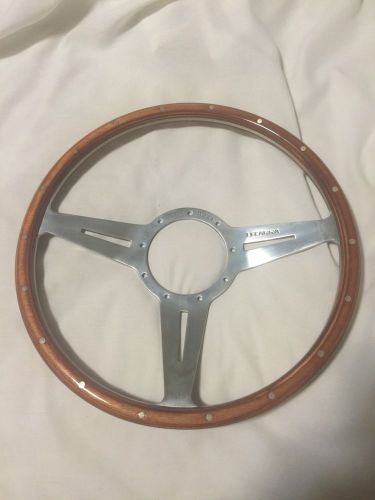 Vintage lecarra car steering wheel