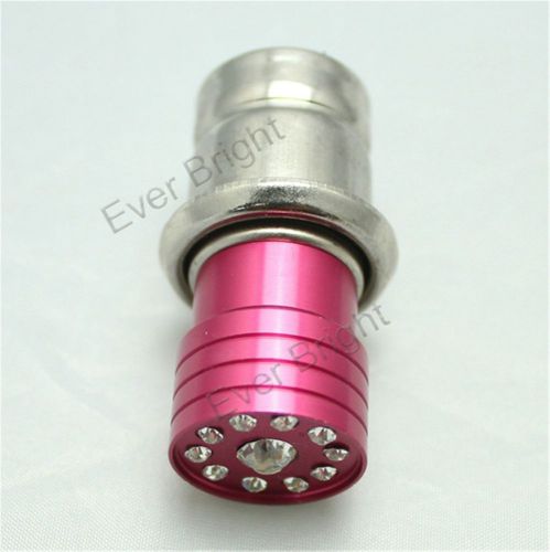 10pcs rose color universal aluminum car cigarette lighter with small diamond