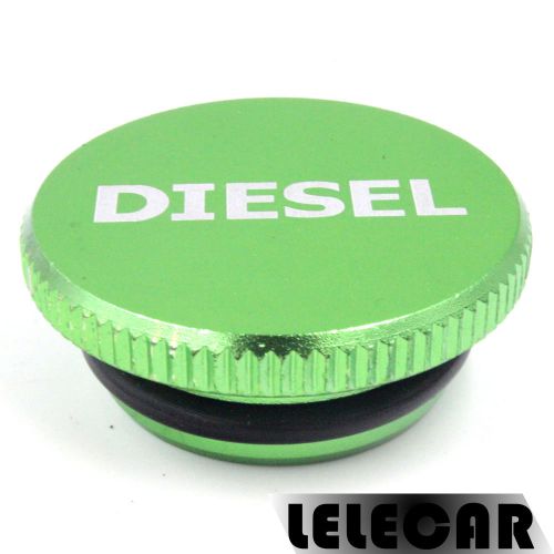 Lelecar green fuel tank cap for 2013-2016 dodge ram cummins and eco-diesel