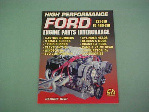 Ford engine parts interchange casting numbers book id 289 302 351 460 boss svo