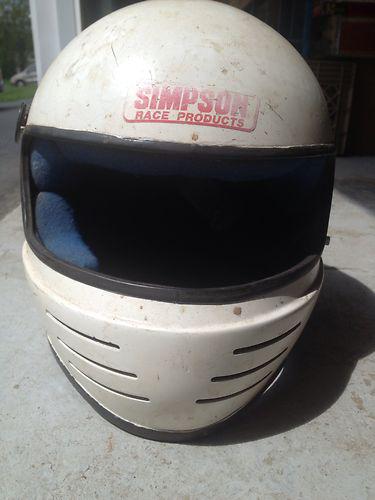 Simpson racing vintage 80s helmet