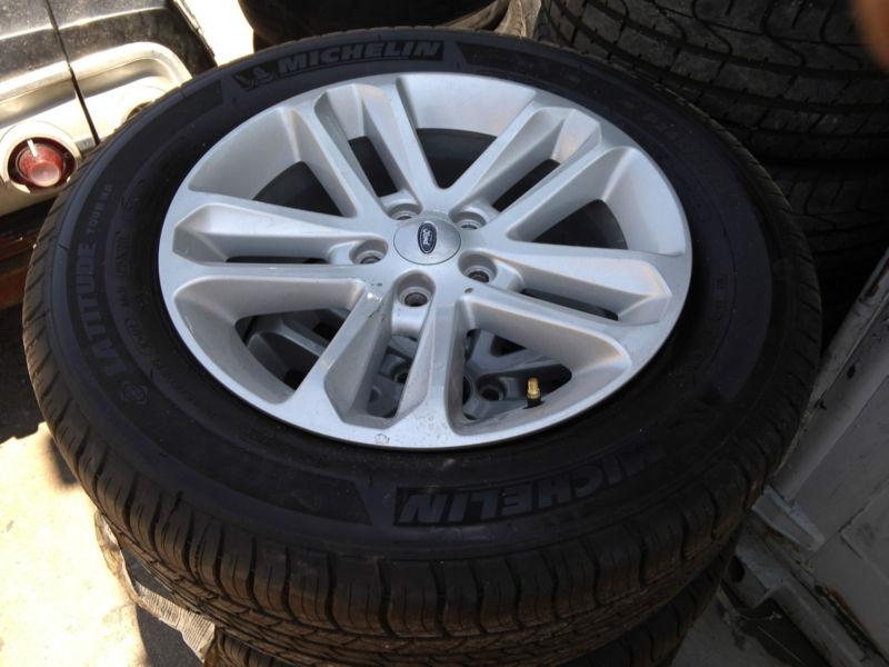 Ford flex 18" factory alloys wheels rims w/new michelin 245-60-18 tires