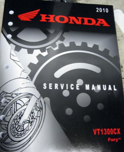 Honda service repair manual 2010 10 vt1300cx/a fury vt1300
