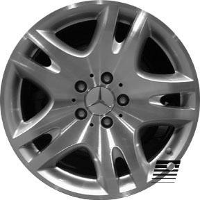 Refinished mercedes benz e500 2003-2004 17 inch wheel,