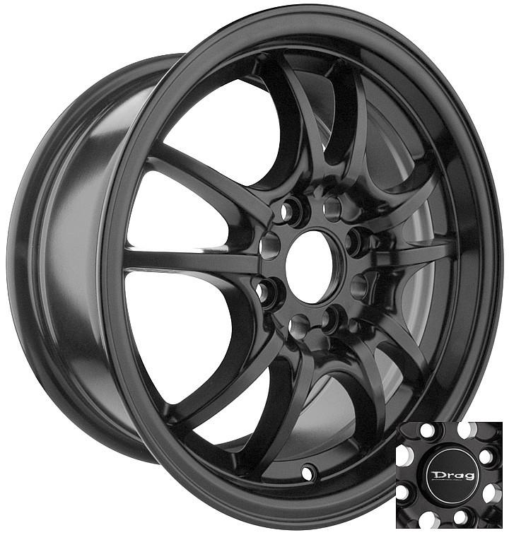 15 4x100 dr29 black wheel rim ford escort altima suzuki